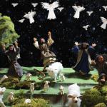 Good News Angels- clay and mixed media